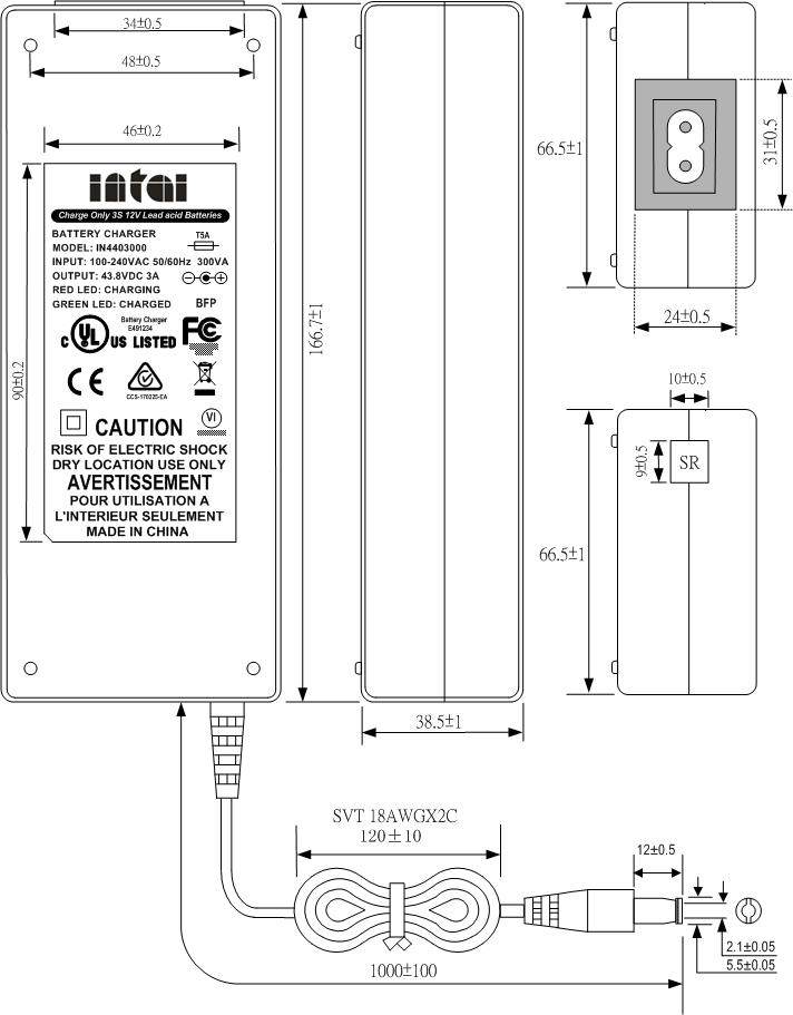 36V lead acid battery charger factory