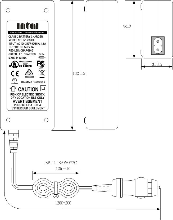China lead acid battery charger
