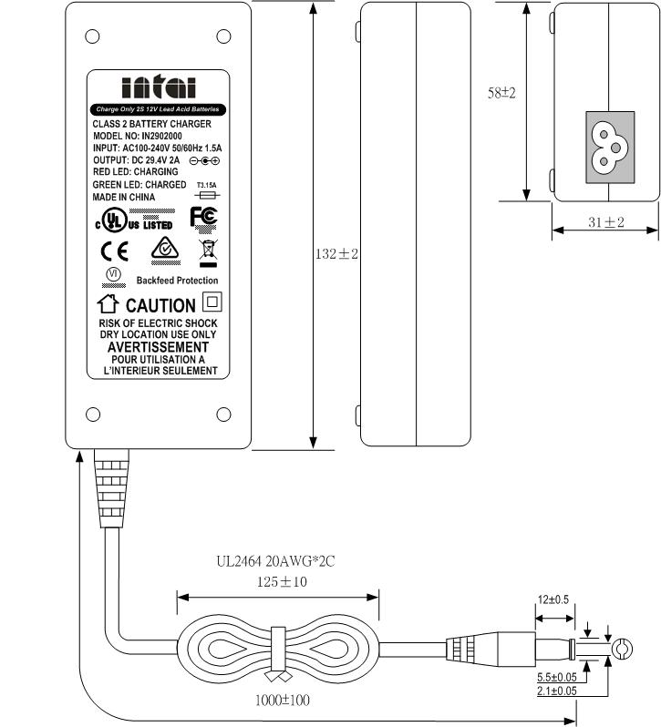 24 volt charger brand