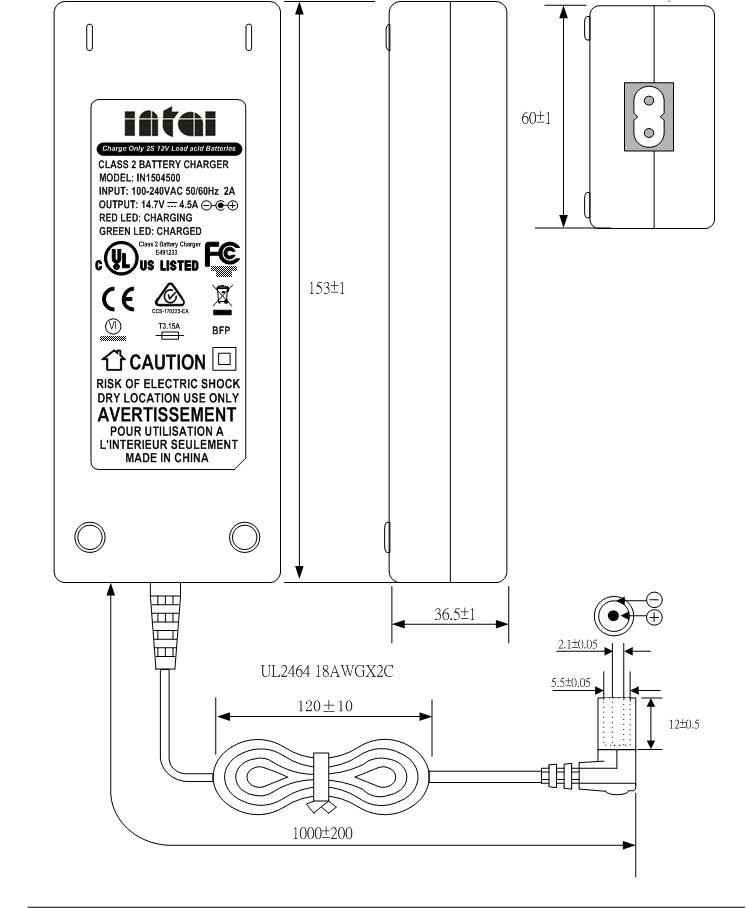 Lead acid battery charger