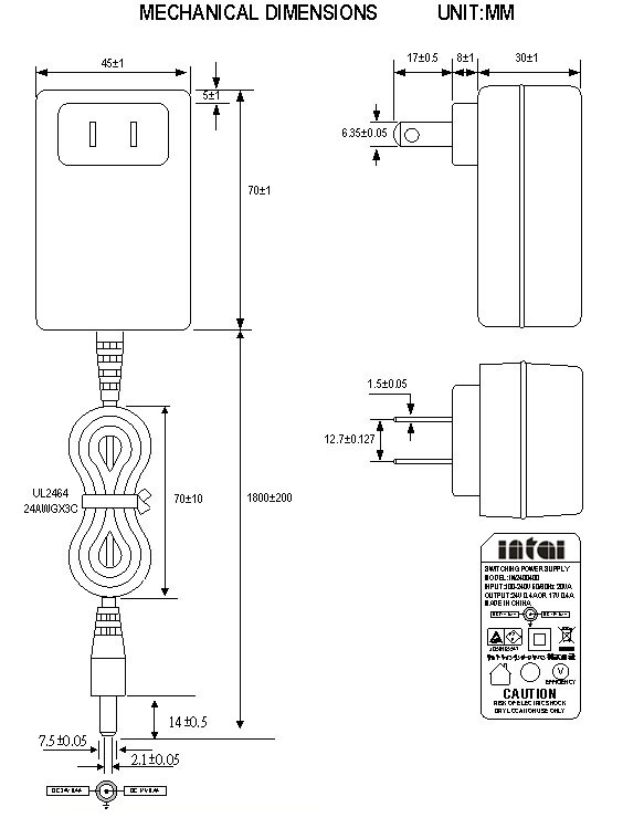 24v 500ma transformer
