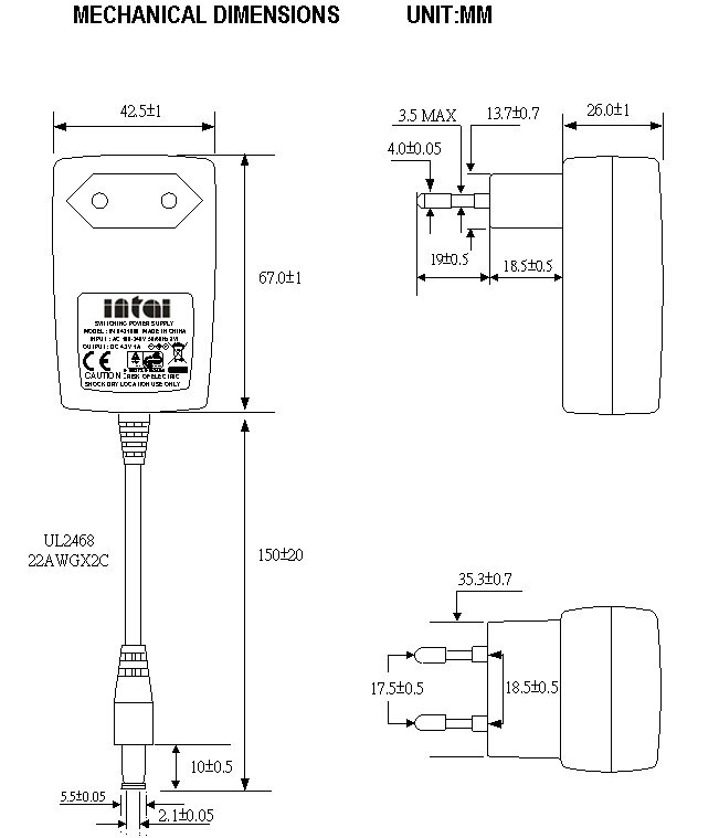 4.2v 1a battery chargers
