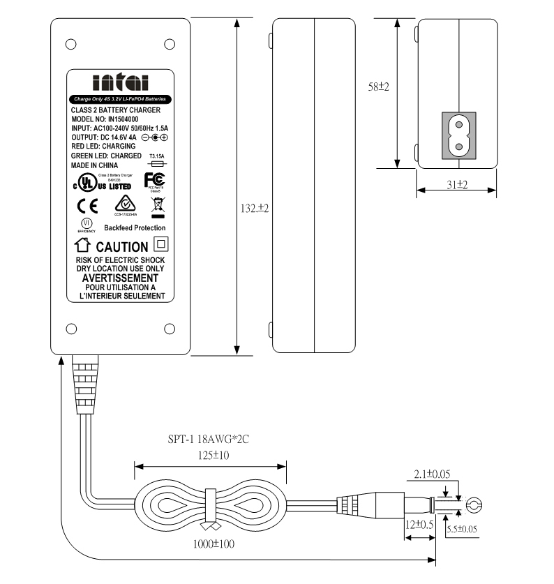 High quality 4A battery
