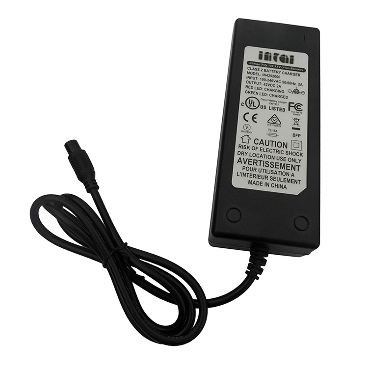 42V 2A battery charger Manufacturers, 42V 2A battery charger Factory, 42V 2A battery charger